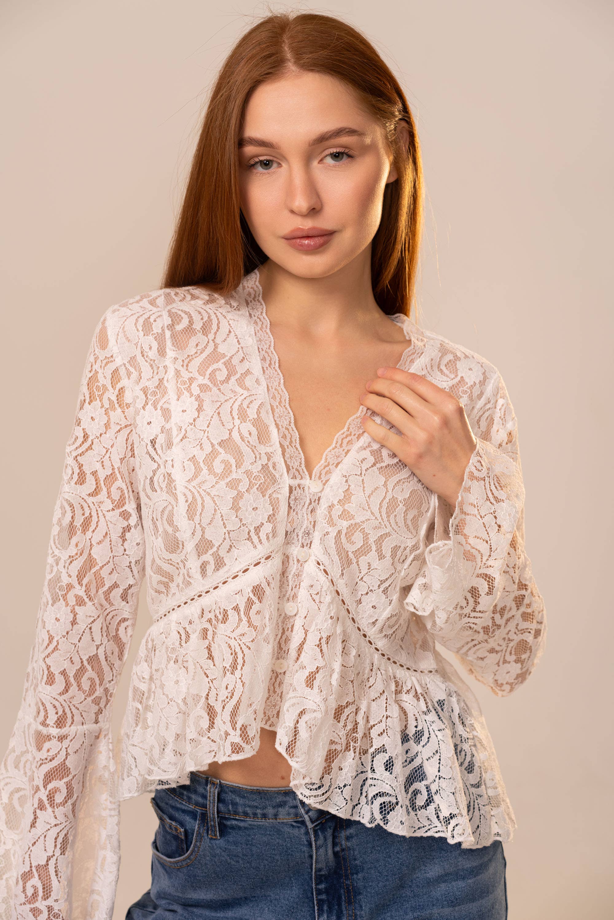 Lumière Lace Blouse