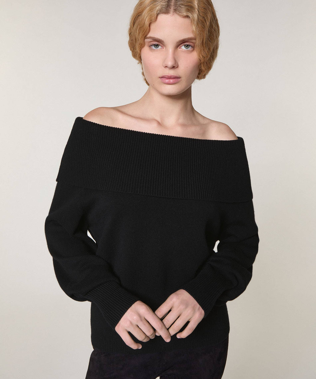 Tacia Off the Shoulder Sweater