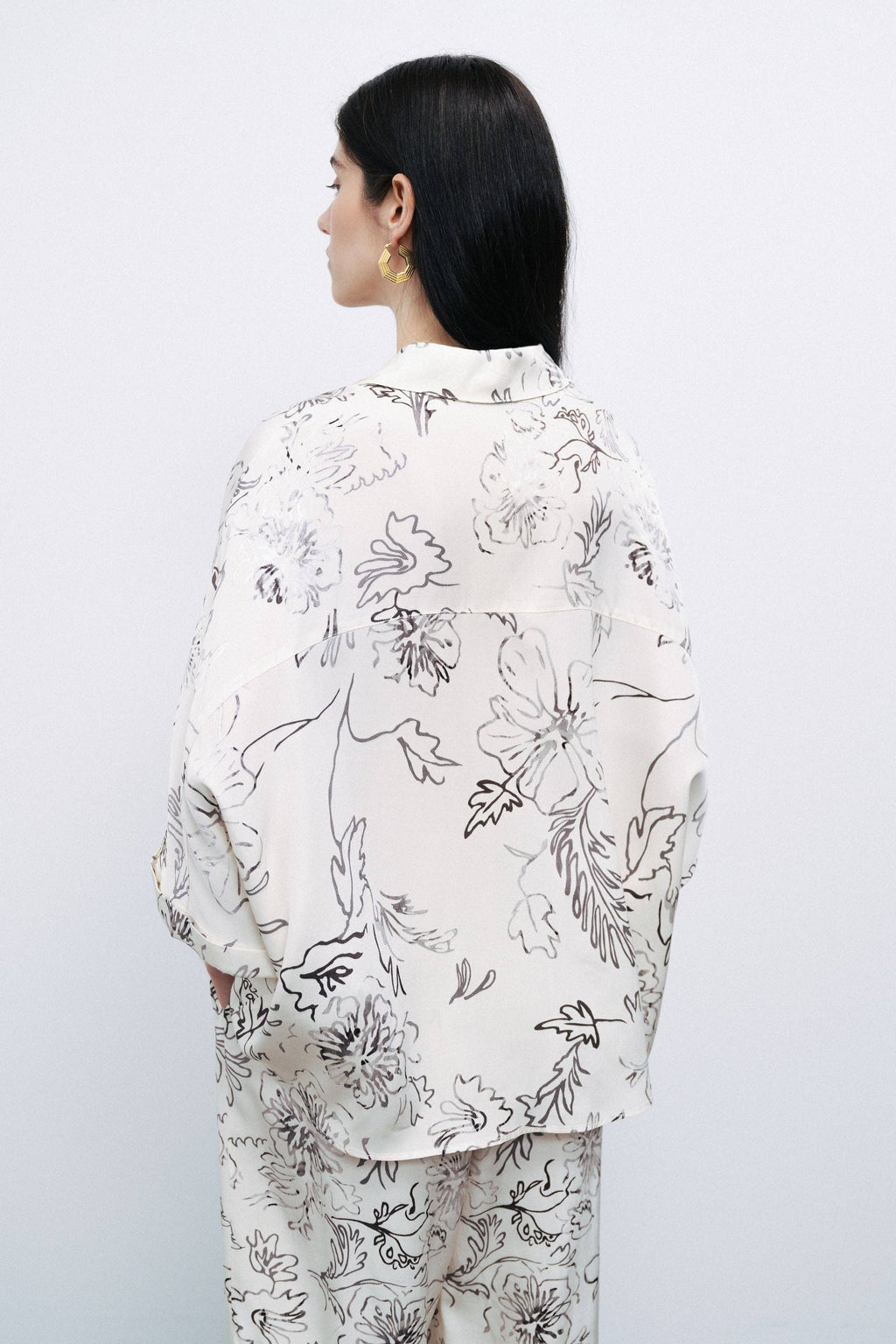 Ivory Luster Blouse