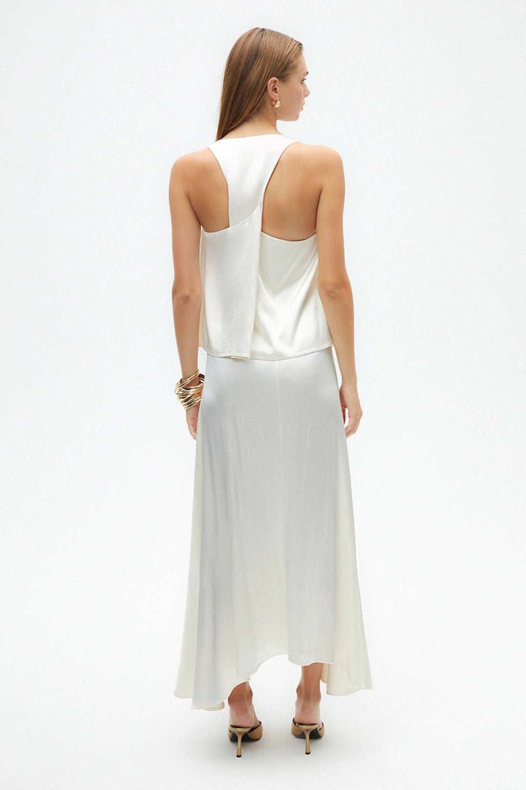 Luna Asymmetrical Maxi Skirt