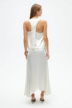 Luna Asymmetrical Maxi Skirt