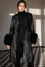 Italian Leather Trench