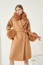 Diana Cashmere Coat & Fox Fur