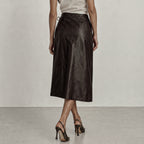 Flavia Italian Eco-Leather Skirt