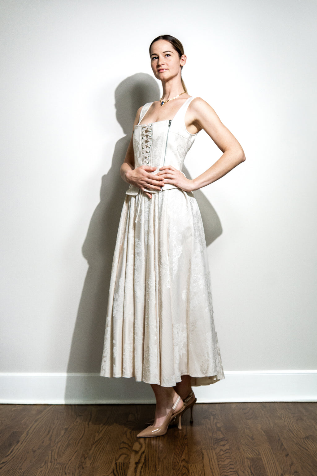 Anastasia Corset Midi Dress