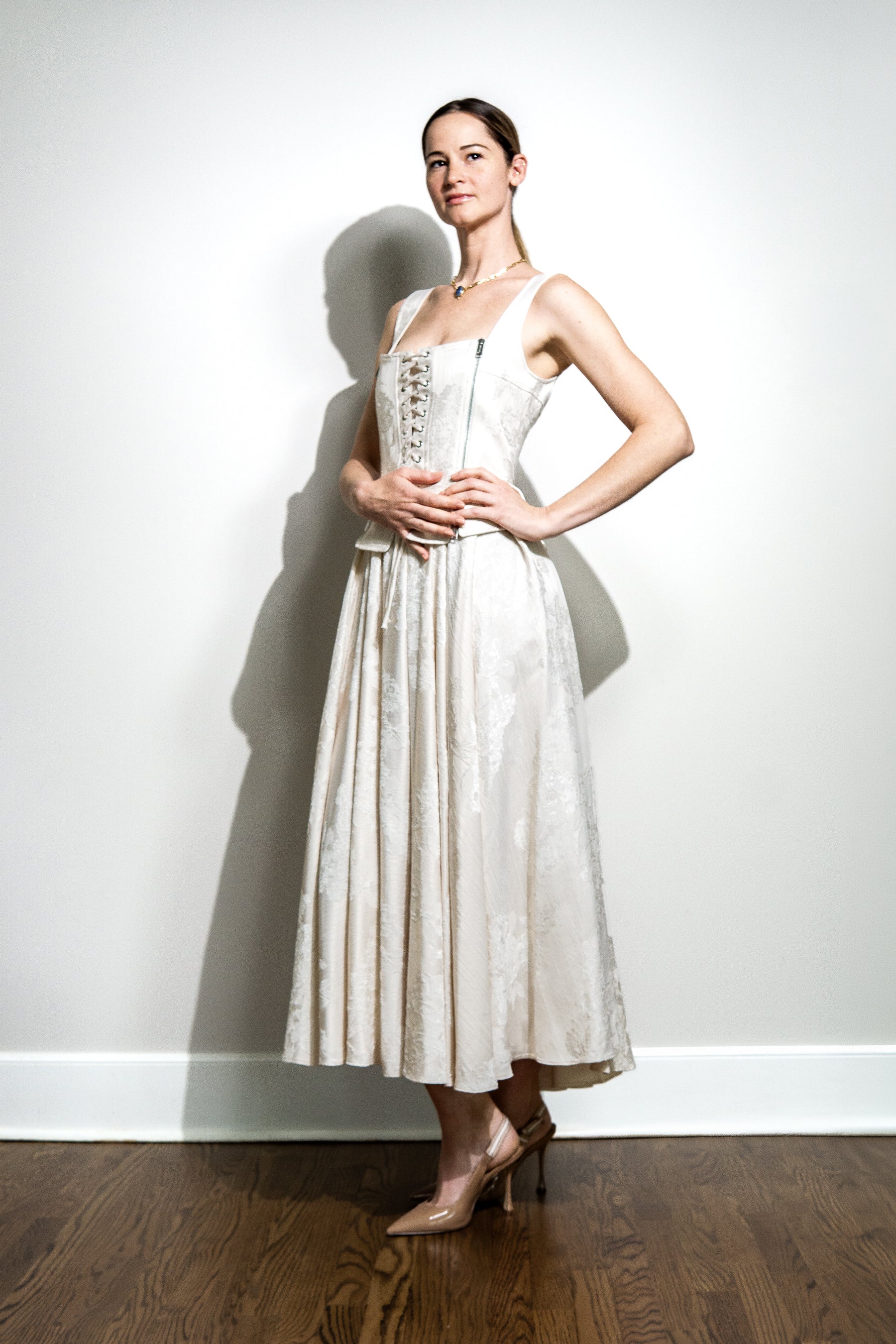 Anastasia Corset Midi Dress