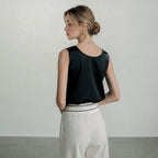Noir Silk Blouse
