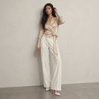 Silk Wrap Blouse