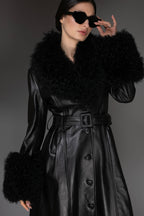 Italian Leather Trench