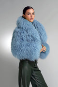 Azure Mongolian Coat Nuvula