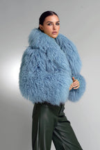 Azure Mongolian Coat Nuvula