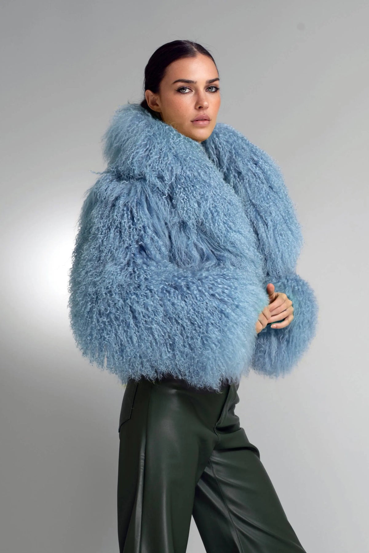Azure Mongolian Coat Nuvula