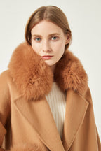 Diana Cashmere Coat & Fox Fur