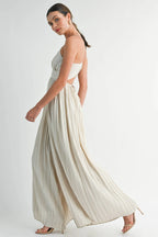 Golden Grace Jumpsuit Endless Blu